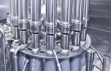 Aseptic heatsealer for aluminum foil caps : hygienic and waterproof design
