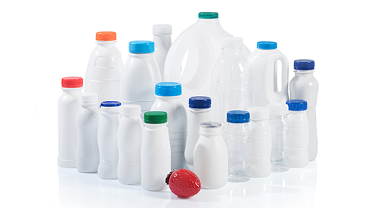 Dairy products in bottle
