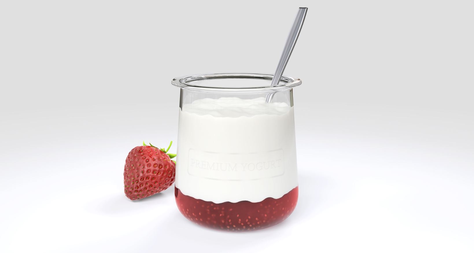 Premium yogurts and fresh desserts: Glass or PET cup.