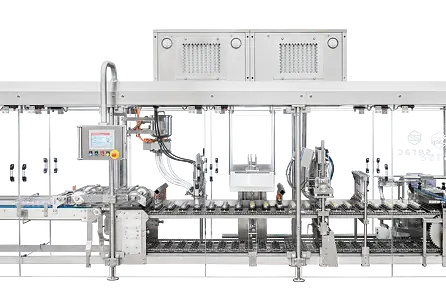 LINEA XS : une remplisseuse tout-terrain pour des cadences allant de 5000 à 12000 pots / heure