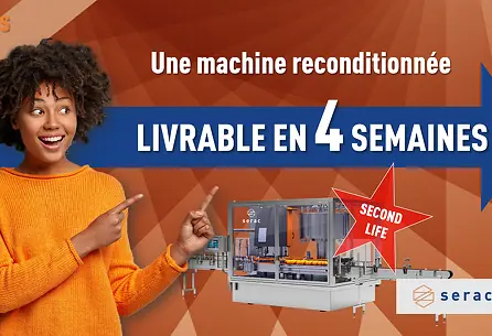 Une remplisseuse reconditionnée livrable en 4 semaines