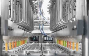 Linear Cup Filling and Sealing Machine for Greek Yogurt with 5 Fruit Layers in Different Cup Formats
