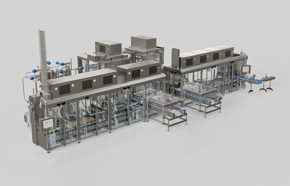 LINEA XS – Flan caramel – 10 000 pots / heure
