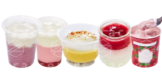 Yogurt cup filling machine - Multiple product types