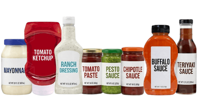 Envases Tamaño Retail Compatibles para Llenado de Salsas Serac en Latinoamérica