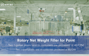 4 Different Containers in one Serac Filling Machine
