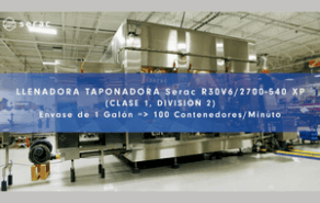 Llenadora Serac A Prueba de Explosión Clase 1 División 2
