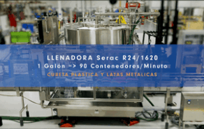 Llenadora de Pintura Serac de Alta Velocidad con Doble Dosificación
