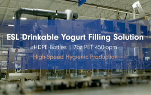 Serac’s ESL drinkable yogurt filling solution
