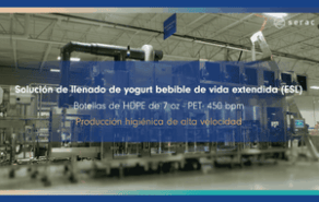 la solución ESL de Serac para yogurt bebible
